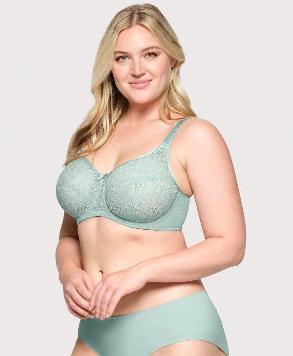 Lace Comfort WonderWire Bra Jade For Discount - Image 4