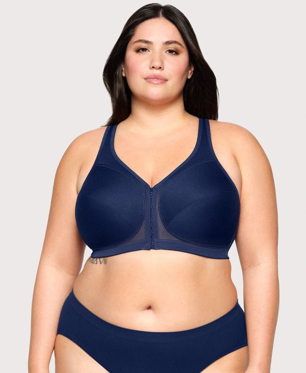 MagicLift Front-Closure Posture Back Bra Blue Band | 50 Sale - Image 3