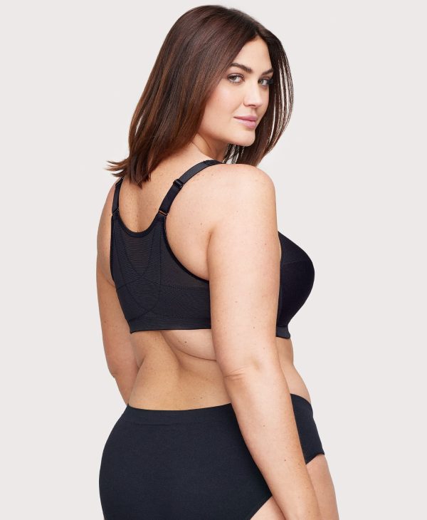 MagicLift Front-Closure Posture Back Bra Black Band | 46 Online Hot Sale - Image 3